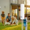 Āra visvirzienu 4G LTE antena QOLTEC 57044, 5 dBi, 600–2700 MHz, 50 W, 50 Ω, balta vara korpuss