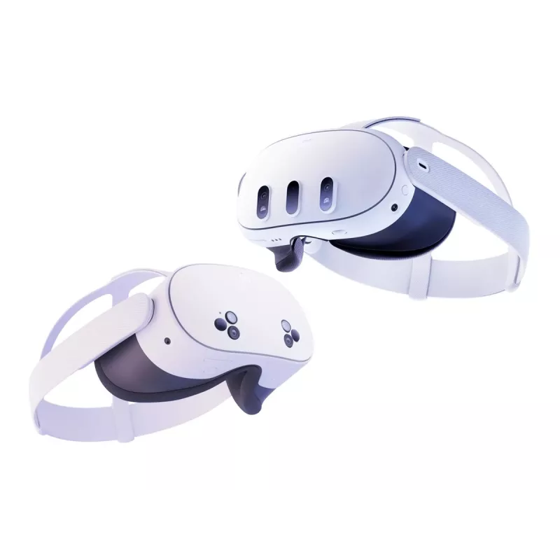 Meta Quest 3S virtuālās realitātes sistēma, 128 GB, balta
