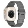 GUAN Premium Watch Strap for Apple Watch, Black/Grey, 44mm, 45mm, 42mm (Series 1/2/3), 49mm, 46mm, GA-MAG-BNDA-P-BGL