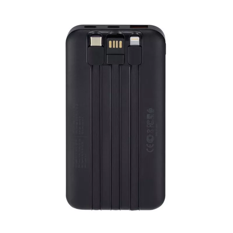 Ārējais akumulators USB 10000MAH/VA2211 melns Rivacase
