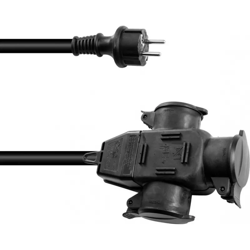 Pagarinātājs EUROLITE 3024701E 3x2.5 mm 5 m