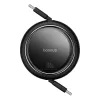 USB kabelis Baseus Free2Draw 1m USB C melns