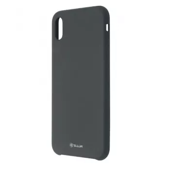 Telefona maciņš Tellur Liquid Silicone iPhone XS Max — melns