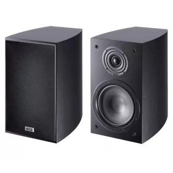 Grīdas statīvu skaļruņi Heco Victa ELITE 202 melni, pāris — 2 joslu, 2.0 kan., 65 W RMS, 35–40 000 Hz, 8 Ω, 89 dB, basa refleksa, MDF