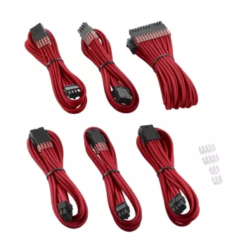 CableMod ModMesh kabeļa pagarinājuma komplekts CM-PCAB-BKIT-NKR-3PC-R