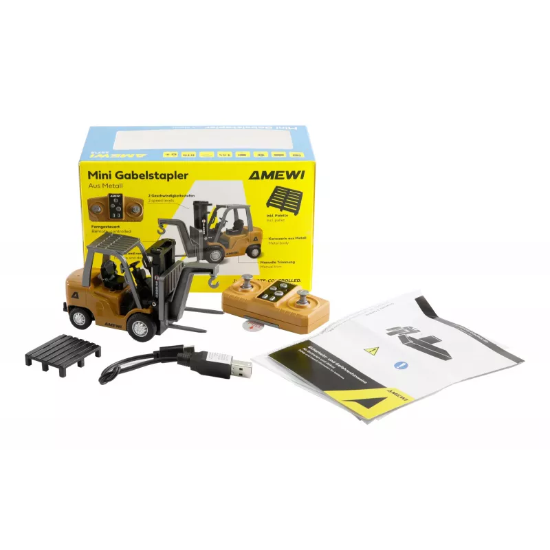 Amewi autoiekrāvēja modelis Mini 1:64 RTR ar LiPo 200mAh bateriju