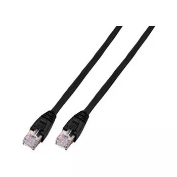EFB-Elektronik RJ45 komutācijas kabelis Cat.6 U/UTP LSZH CCA melns 10m Ražotājs: EFB Elektronik (K8104SW.10)