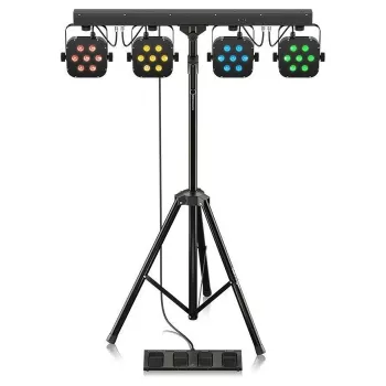 Behringer STAGE TRI LED BUNDLE ST1 Set 4xLEDPAR ar kontrolieri + statīvu