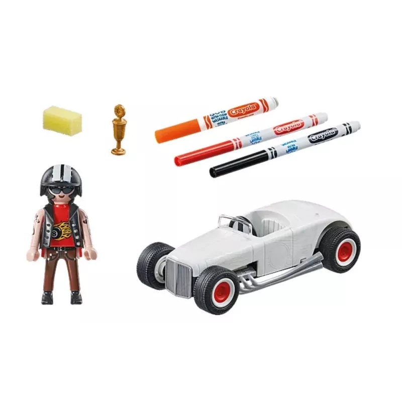PLAYMOBIL #71376 Color Hot Rod JAUNS
