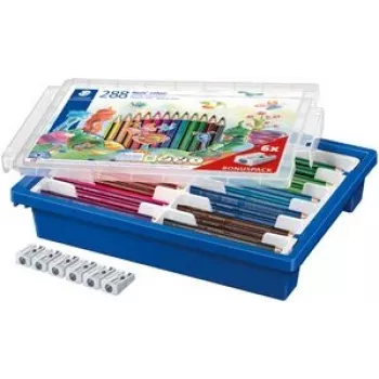 Krāsu zīmulis Staedtler 187 G288 — grafīta/krāsu rakstīšanas un zīmēšanas zīmulis, Vācija