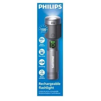Lukturis Philips uzlādējams USB-C 1500 lm 2000 mAh