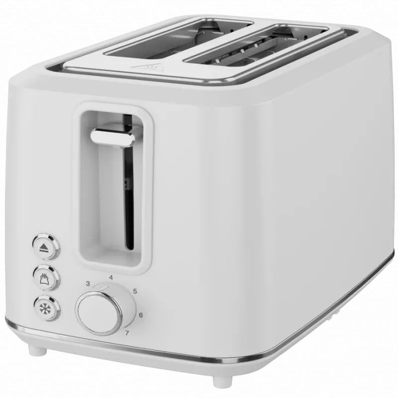 Elektriskais tosteris, balts, 220-240V, 50-60Hz, 920-1080W, 2 sloti, 3 režīmi, 7 grauzdēšanas līmeņi