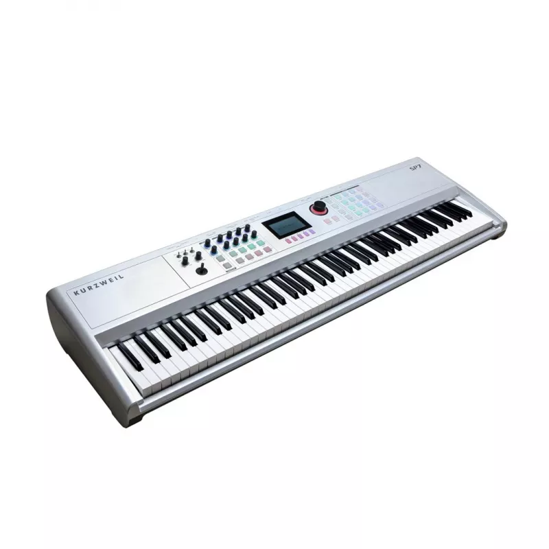 Stage piano Kurzweil SP7 88 taustiņu svērtā darbība, āmuru mehānisma klaviatūra, pilns diapazons