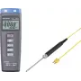 VOLTCRAFT K102 + TP 207 temperatūras mērierīce -200 līdz +1370 °C zonde Type K