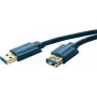 ClickTronic 1,8 m USB 3.0 A/A t/v 1,8 m USB A USB A zils USB kabelis (70119)