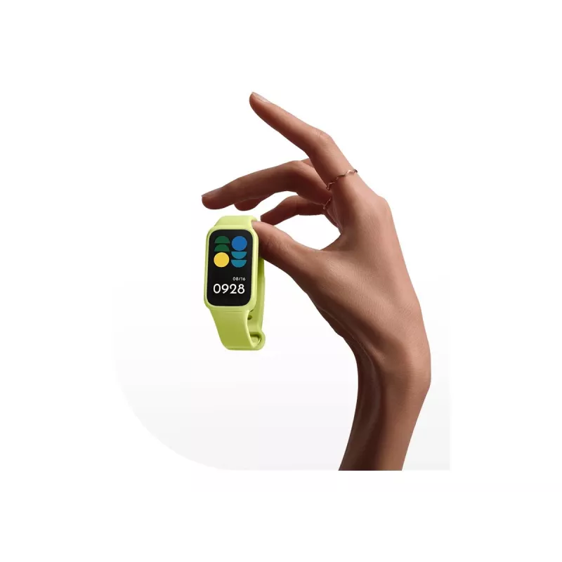Fitness aproce Xiaomi 9 Active zaļa — sirdsdarbības monitors, aktivitāšu izsekotājs, modelis 70783