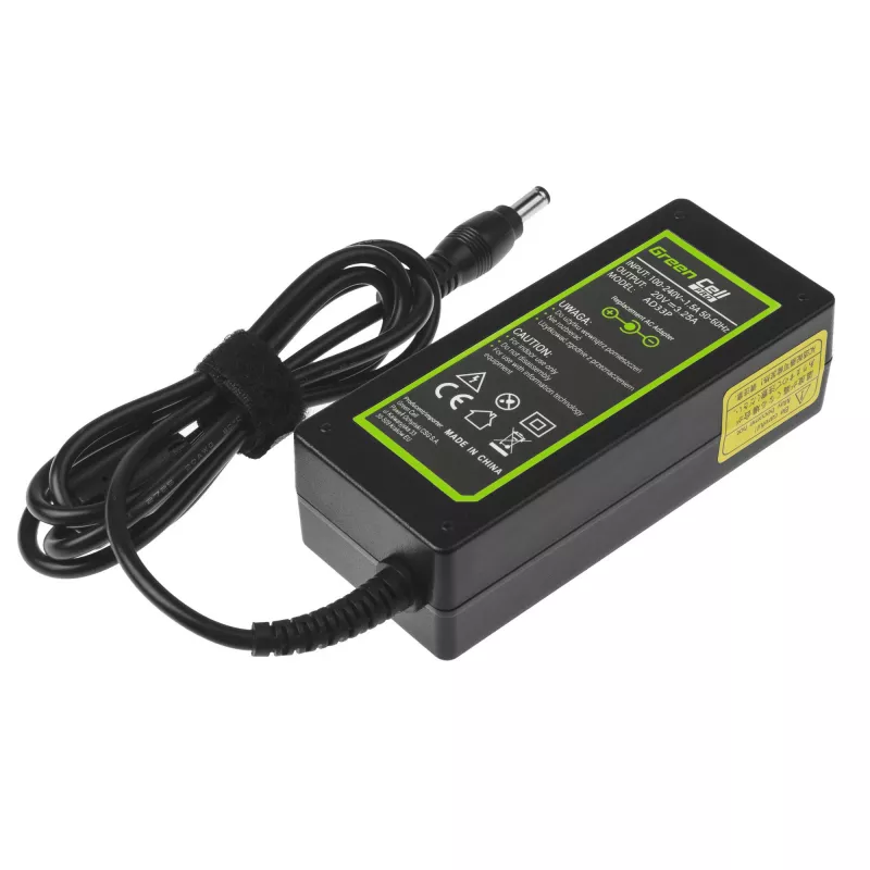 Green Cell AD33P barošanas adapteris/invertors iekštelpām 65 W Melns