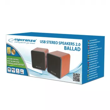 USB skaļruņi 2.0 Ballad, EP152, 6 W