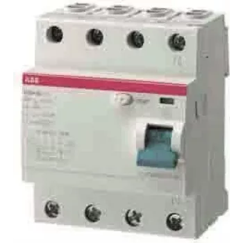 ABB STOTZ-KONTAKT noplūdes strāvas slēdzis 4p, tips F, 63A, 30mA F204F-63/0 (2CSF204325R1630)