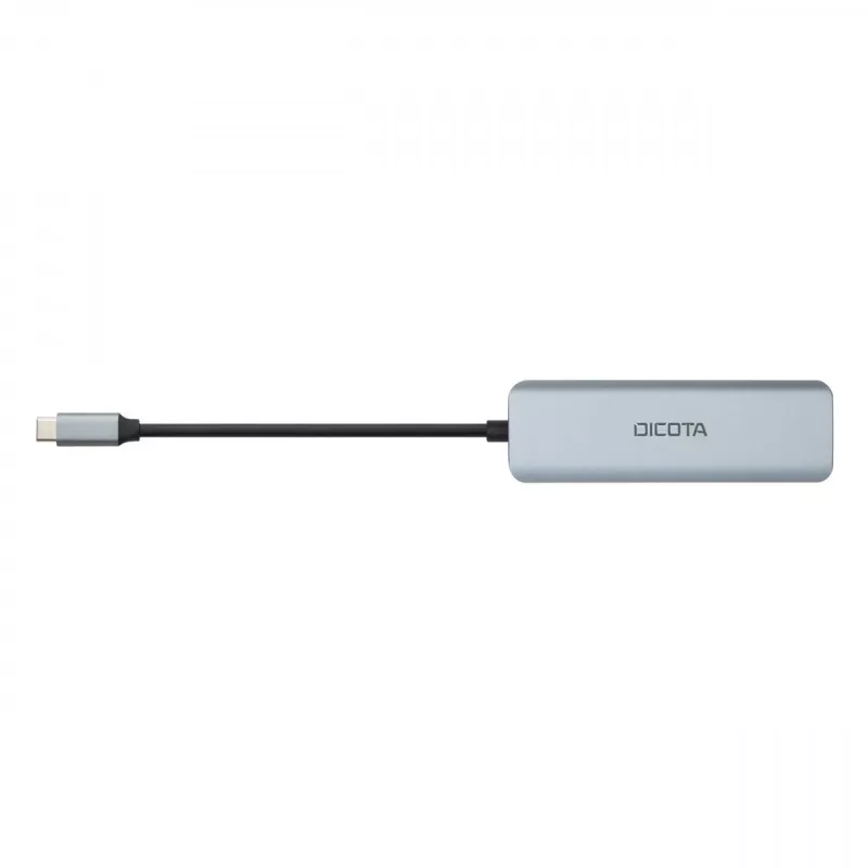 USB Type-C centrmezgls DICOTA D32061 10000 Mbit/s Sudrabs