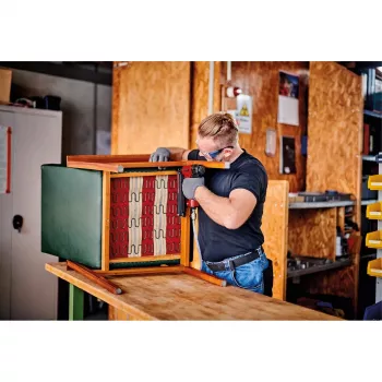 Kompresors TE-AC 110/6 Silent Plus (melns/sarkans, 550 W)