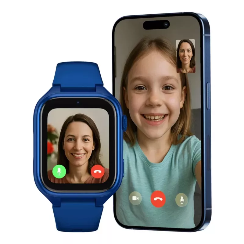 Viedpulkstenis Stelio Junior 4G ST-SWJ101-NB – bērnu 4G pulkstenis, tumši zils