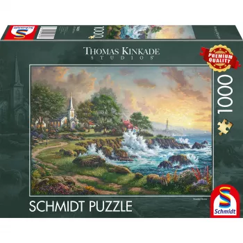 Thomas Kinkade Studios: Kleinod am Meer, Puzzle 1000 gab.