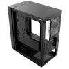 Logic Atos ARGB Mini USB 3.0 Micro Tower korpuss, melns (AM-ATOS-10-0000000-0002)