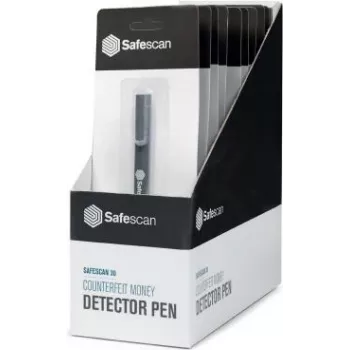 Viltoto naudaszīmju detektors Safescan 111-0353 Vairāku valūtu Melns
