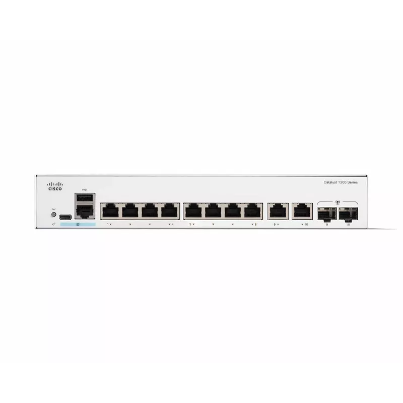 Pārvaldāms slēdzis Cisco Catalyst 1300-8T-E-2G 8 Port GE L2