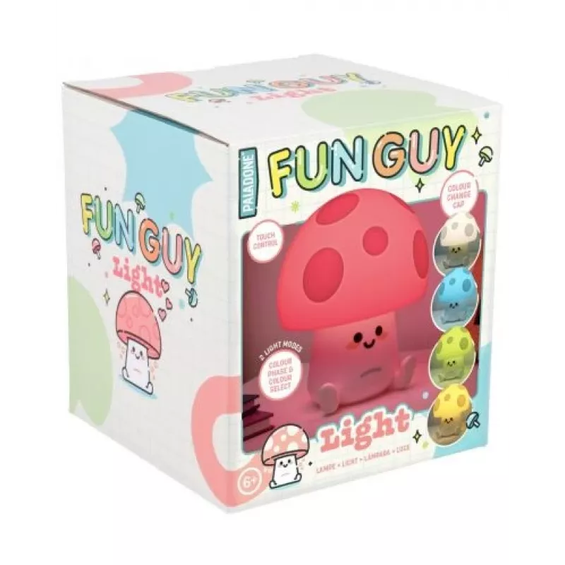 Galda lampa Paladone Fun Guy Mushroom Light – sēņveida LED naktslampa