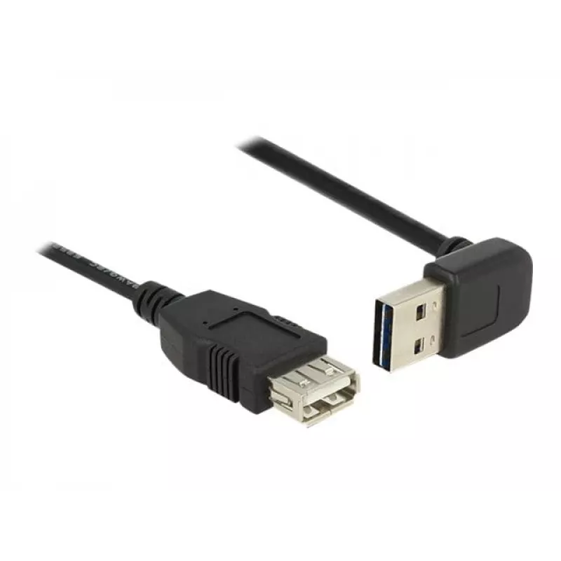 USB kabelis DeLOCK 1m USB 2.0-A uz USB 2.0-A melns