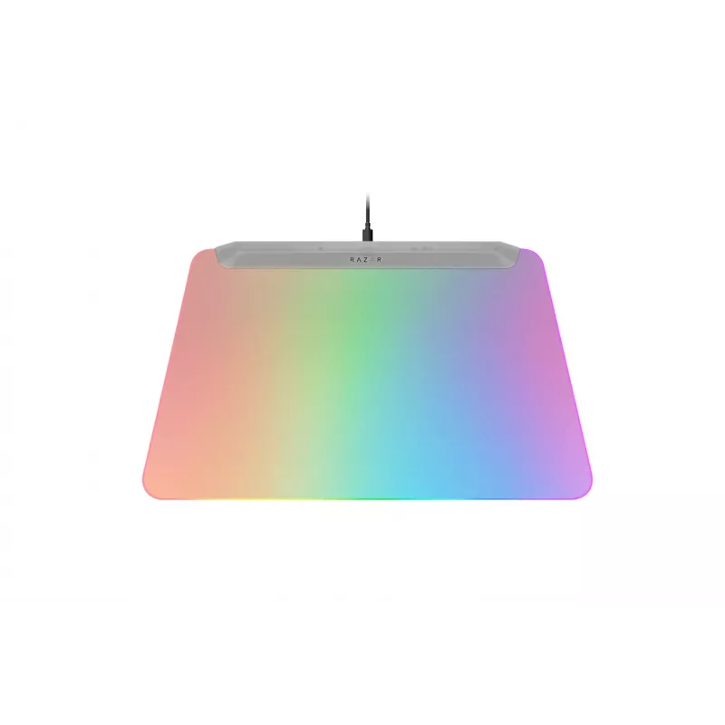 Spēļu peles paliktnis Razer Firefly V2 Pro balta — RGB apgaismojums, USB barošana, neslīdoša pamatne