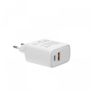 SAVIO LA-06 USB Type A & Type C Quick Charge Power Delivery 3.0 iekštelpu lādētājs