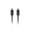 Kabelis USB-C vīr./vīr. 3.1 gen 2 0,5 m 10 Gb/s PD100W melns