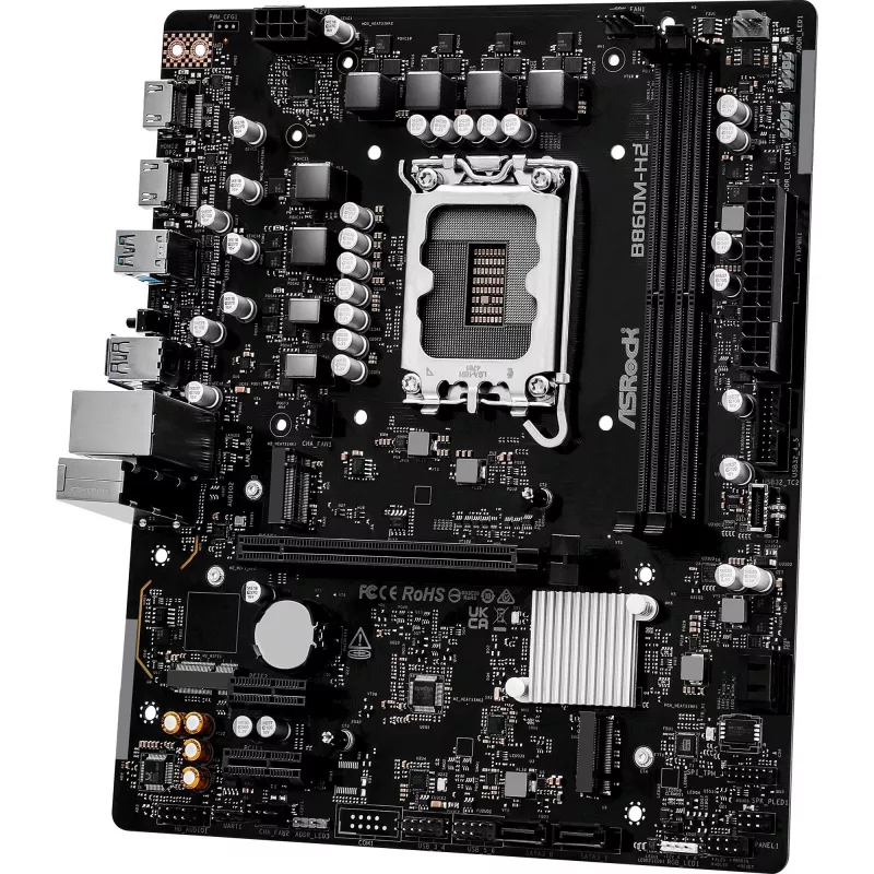 ASRock B860M-H2 DDR5 LGA1851 Micro-ATX mātesplate