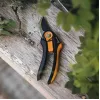 Fiskars Plus SmartFit P541 dārza apvedceļa šķēres melnas, oranžas