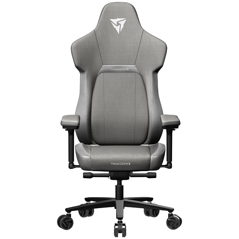 Universāls spēļu krēsls ThunderX3 CORE Loft polsterēts sēdeklis pelēks