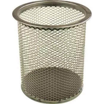 helit pildspalvu statīvs siets H2518100 9x10 cm apaļš vienas sekcijas metāla sudraba (H2518100)