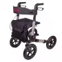 Walker (rollators) ANTAR AT51036 — melns, 27,9 cm (11 collas) sēdekļa augstums, 9 kg, maks. slodze 136 kg, platums 870 mm, dziļums 630 mm