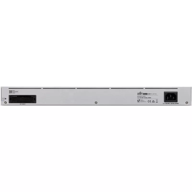 Ubiquiti UniFi USW-PRO-48 tīkla slēdzis Pārvaldāms L2/L3 Gigabit Ethernet (10/100/1000) 1U Sudrabs
