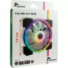 INTER-TECH 88885539 140mm ARGB korpusa ventilators - melns