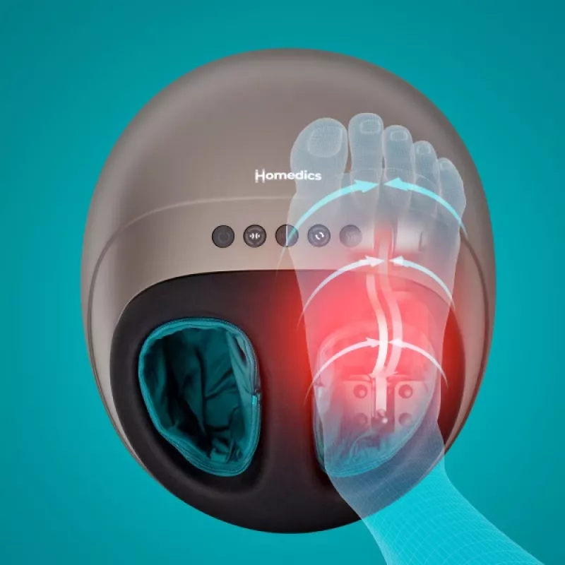 Kāju masieris HoMedics FMS-350HGY-EU Shiatsu ar gaisa kompresiju