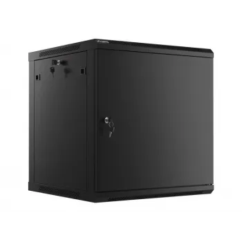 Sienas skapis Lanberg WF01-6612-00B 12U Melns