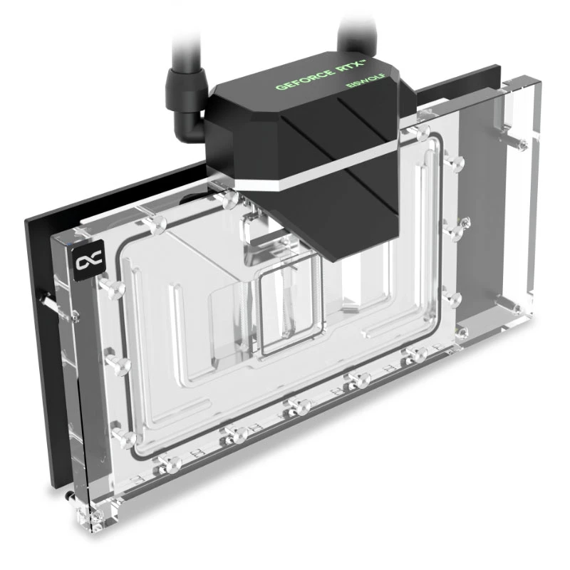 Ūdens bloks Alphacool 14488 Acrylic Brass Nylon Melns Transparent