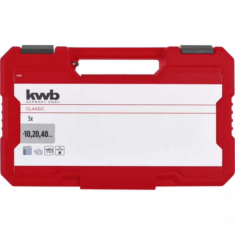 Kaltu komplekts KWB 240285, 5 gab., SDS-Plus kāts