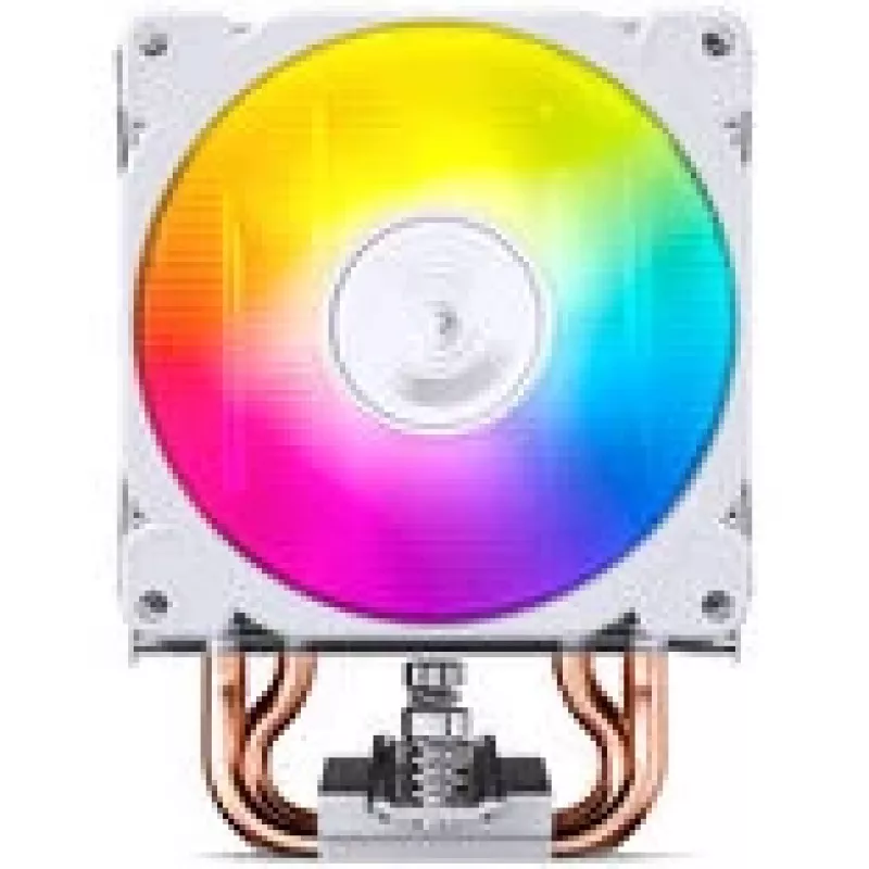 CPU dzesētājs Jonsbo CR-1400E 92mm ARGB balts — 92mm ventilators, ARGB apgaismojums, balta apdare