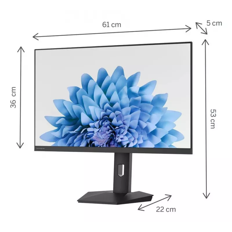 LCD monitors | THOMSON | 27 | 1920 x 1080 pikseļi | Full HD | dabiskā attēla attiecība 16:9 | plakans | M27FB5C15