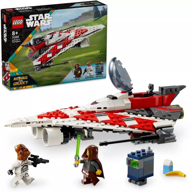 LEGO Star Wars Jedi Bob’s Starfighter Building Toy Set 75388