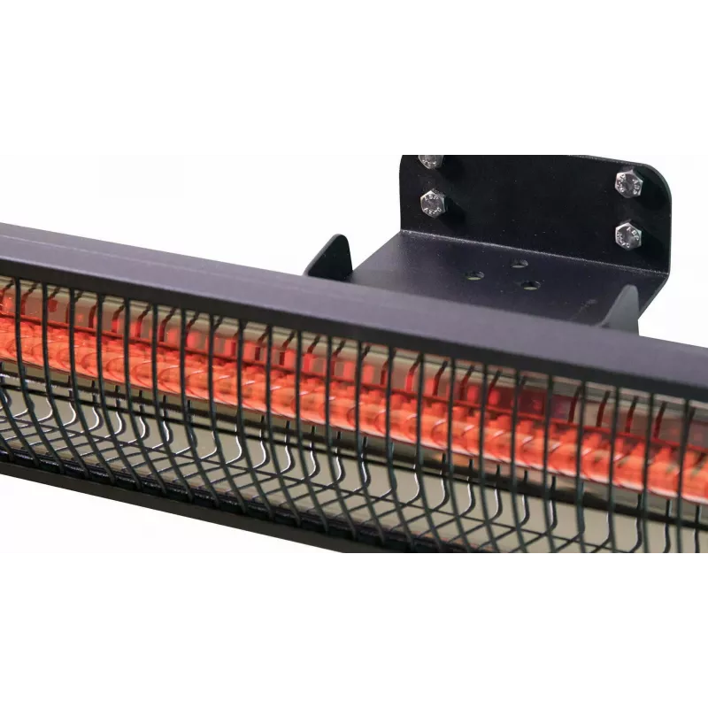 Infrasarkanais sildītājs SUNRED RD-DARK-25, 2500 W, stiprināms pie sienas, IP55, melns